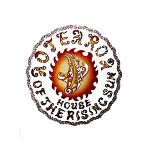 Aotearoa North New Zealand Stingray Sun with Mangopare and Koru Design with Text" House of the rising Sun" for Maori and those who love Maori Culture.Mens Tshirt. Design